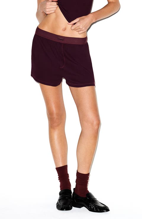 Rib Stretch Cotton Loose Boxers (Regular & Plus)