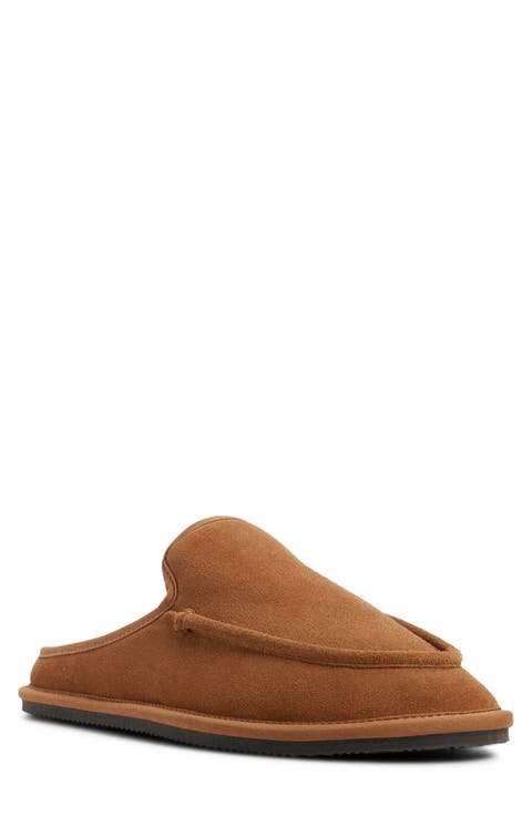 Jones Leather Scuff Slipper