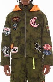Cult of Individuality Y2K Patches Cotton Jacket