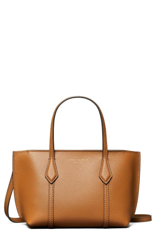 Tory Burch Mini Perry Tote In Brown
