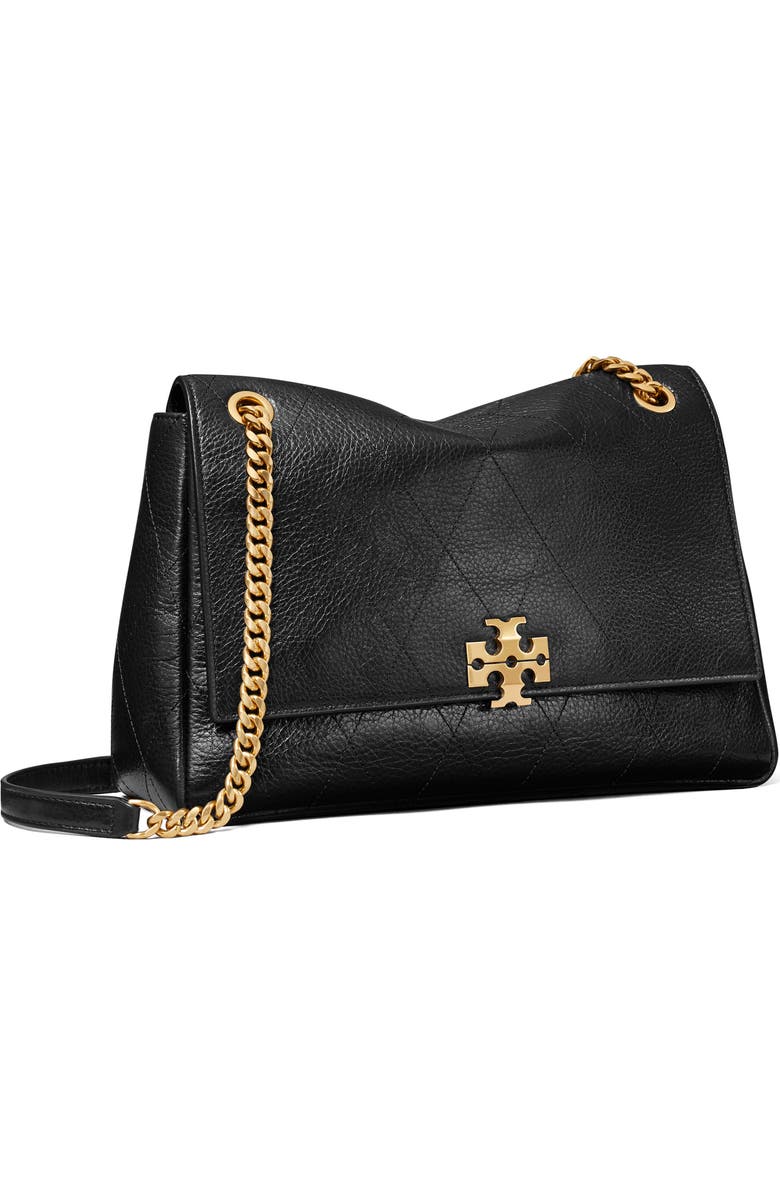 Tory Burch Charlie Leather Shoulder Bag, Alternate, color,