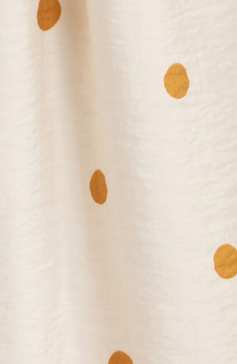 Caslon<sup>®</sup> Pintuck Tie Waist Dress, Alternate, color, Ivory- Brown Disorderly Dot