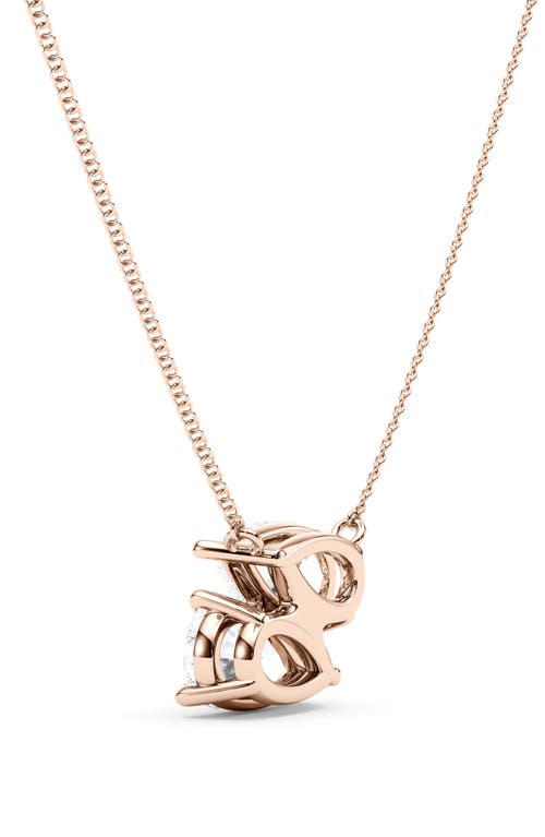 Hautecarat Lab Grown Diamond Twin Pear Cut Pendant Necklace