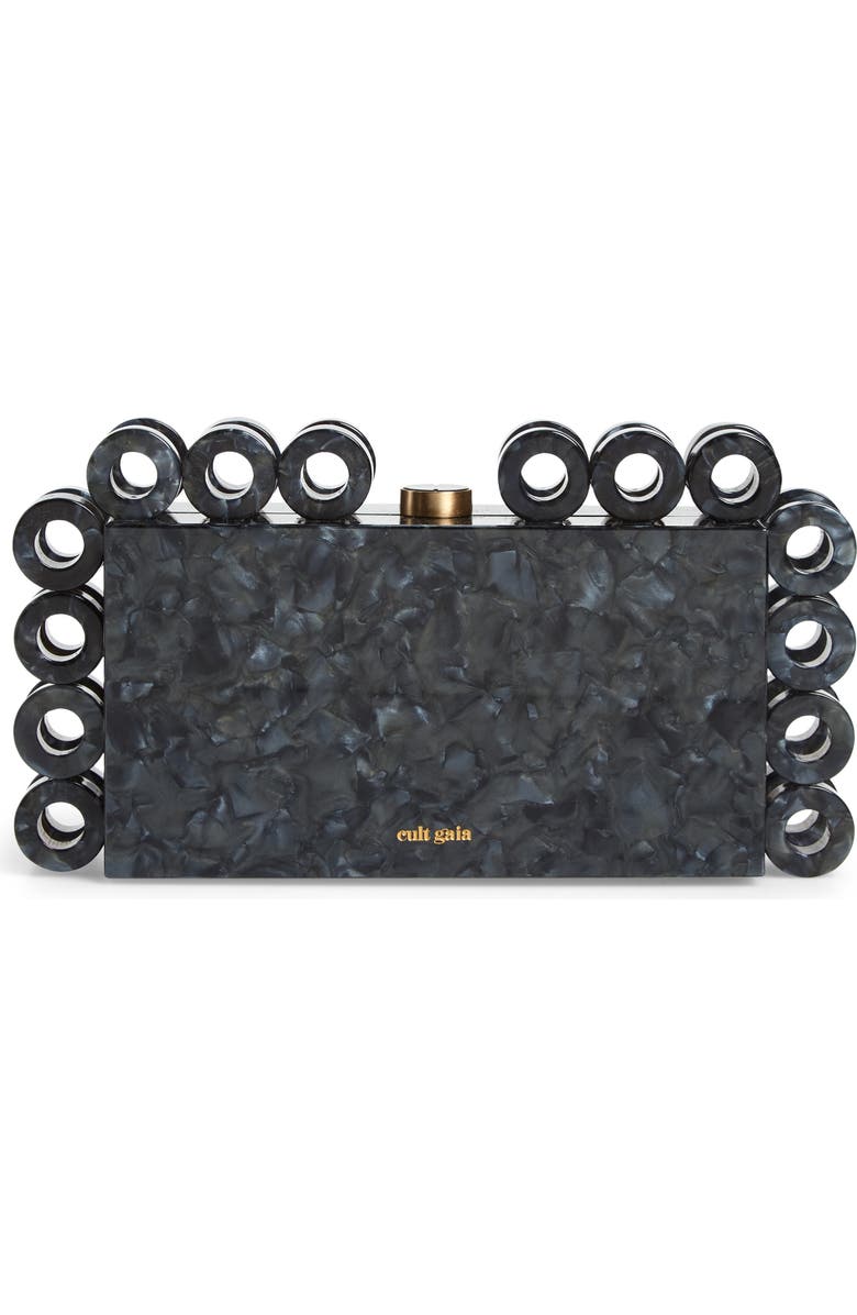 Cult Gaia Harlow Box Clutch, Main, color,