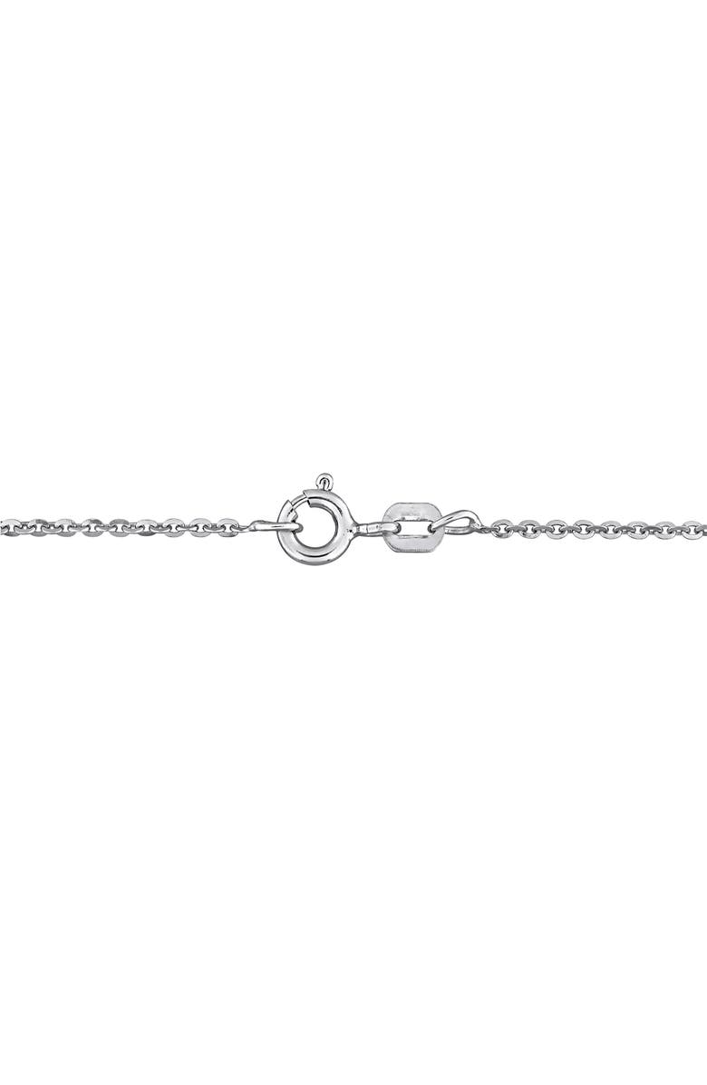 DELMAR Sterling Silver 1.2mm Oval Cable Chain Necklace, Alternate, color,