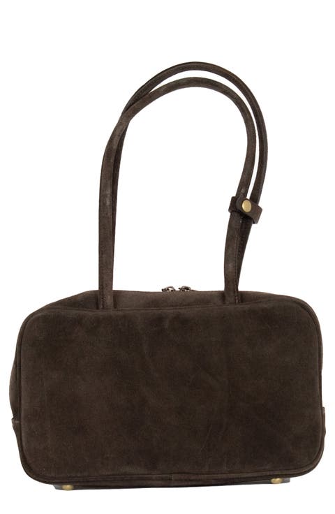 Lola Suede Shoulder Bag