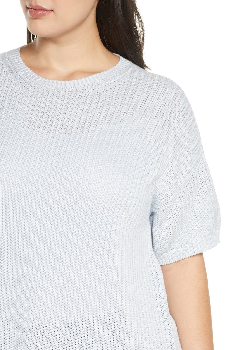 Eileen Fisher Crewneck Tunic Top, Alternate, color, 