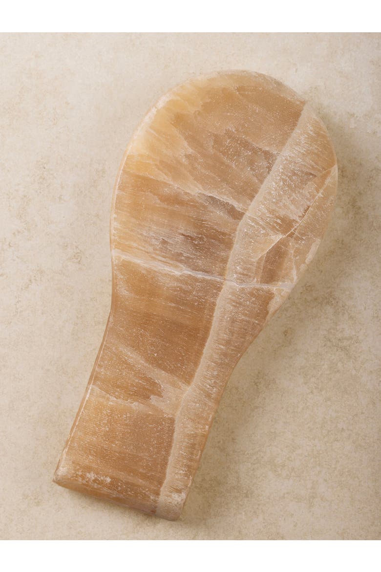 Tunisia Onyx Spoon Rest, Main, color, Warm Orange