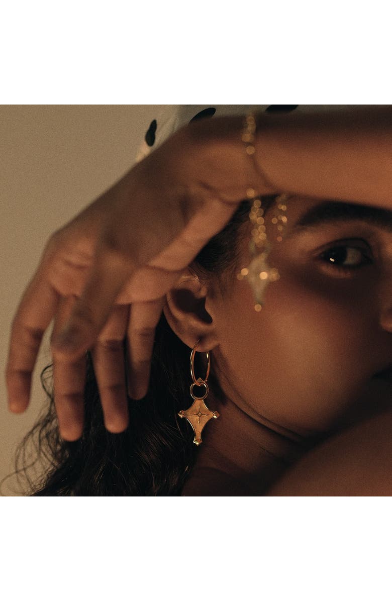 Dhwani Bansal CRUZ EARRINGS, Alternate, color, Gold Plated