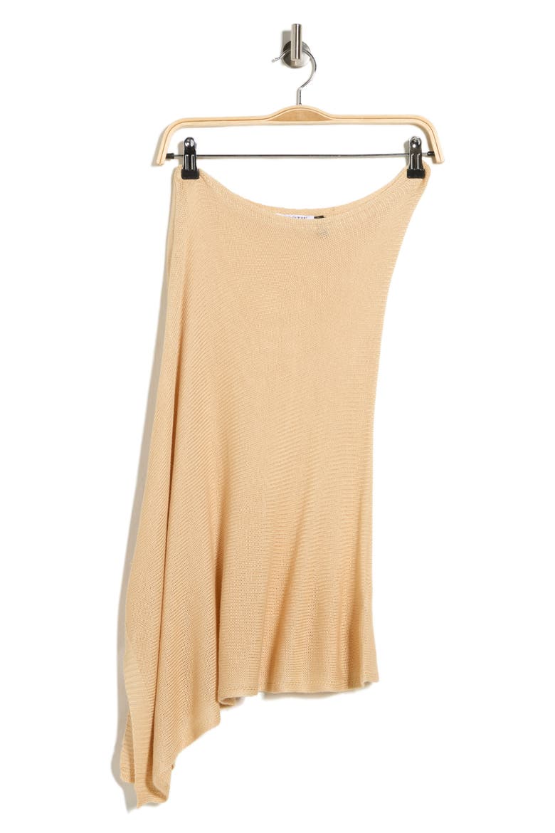 Knit Poncho, Alternate, color, BEIGE
