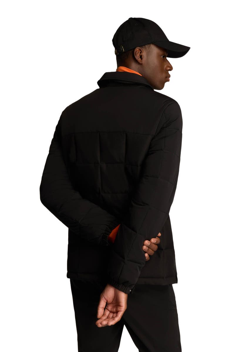 Alpenhaus Berdiac Lightweight Transitional Mixed Media Quilted Jacket, Alternate, color, Black