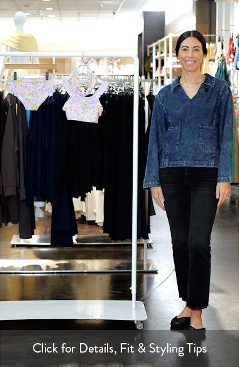 Kids' Floral Ruffle Two-Piece Swimsuit & Headband Set, sales video thumbnail