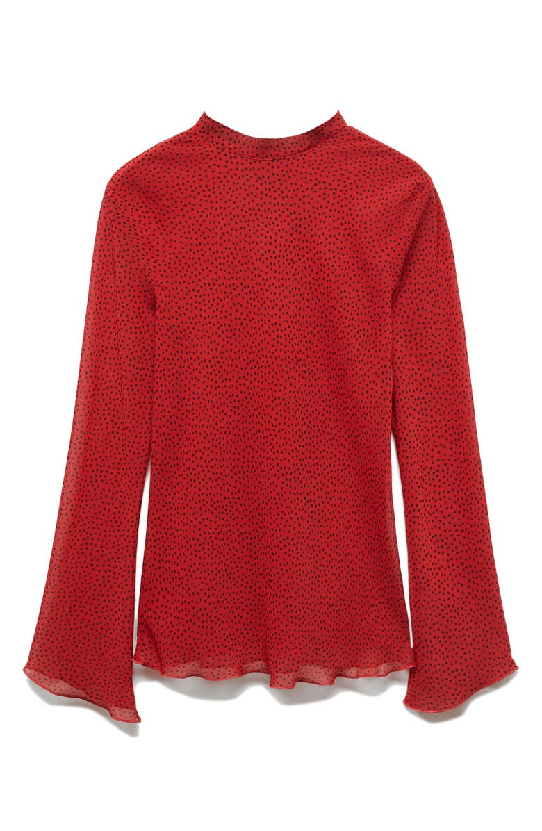MANGO Long Sleeve Top, Alternate, color, 