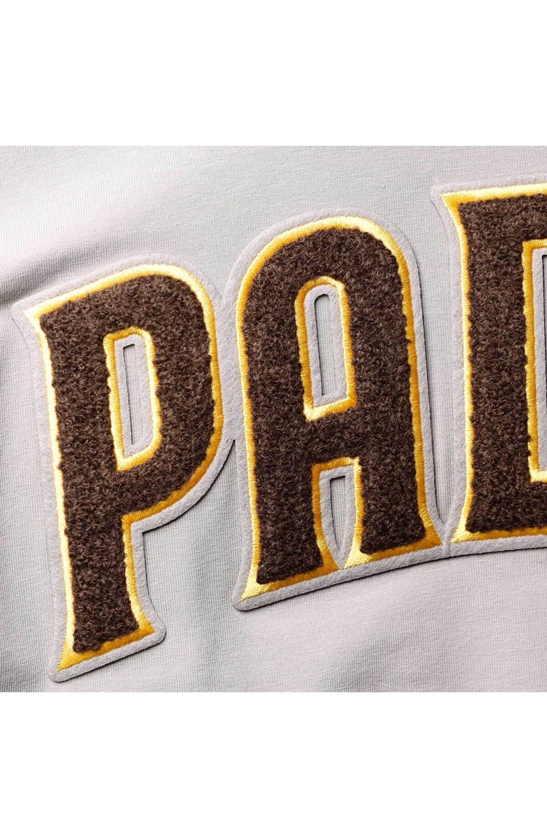 PRO STANDARD Men's Pro Standard Gray San Diego Padres Team Logo T-Shirt, Alternate, color, 