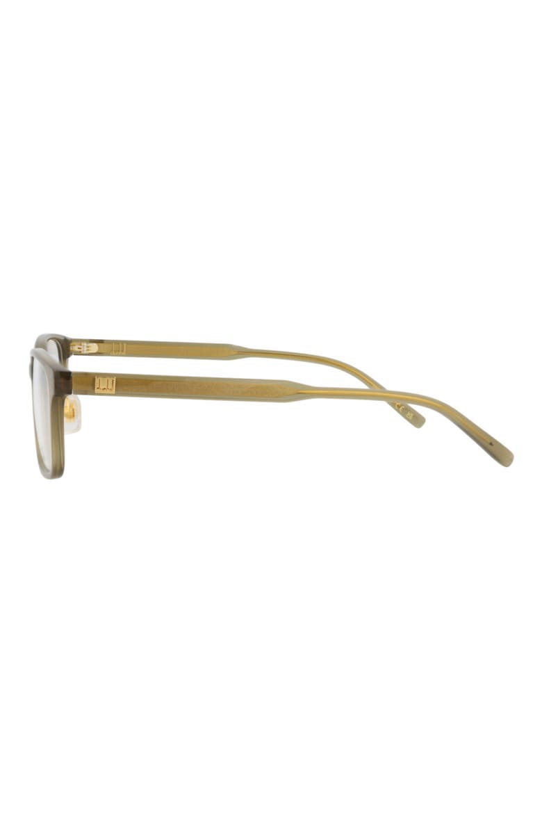 54mm Rectangular Optical Glasses, Alternate, color, BROWN TRANSPARENT