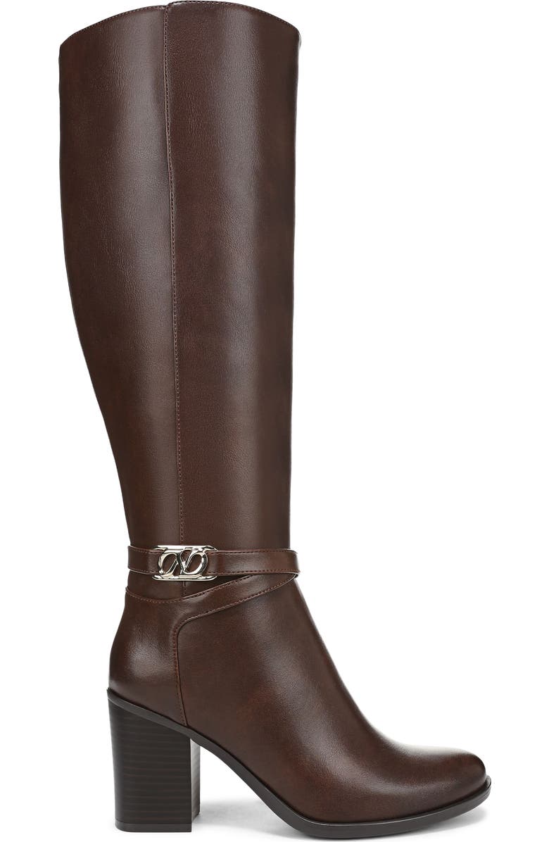 Naturalizer Jane Riding Boot, Alternate, color, Cappuccino Brown Faux Leather