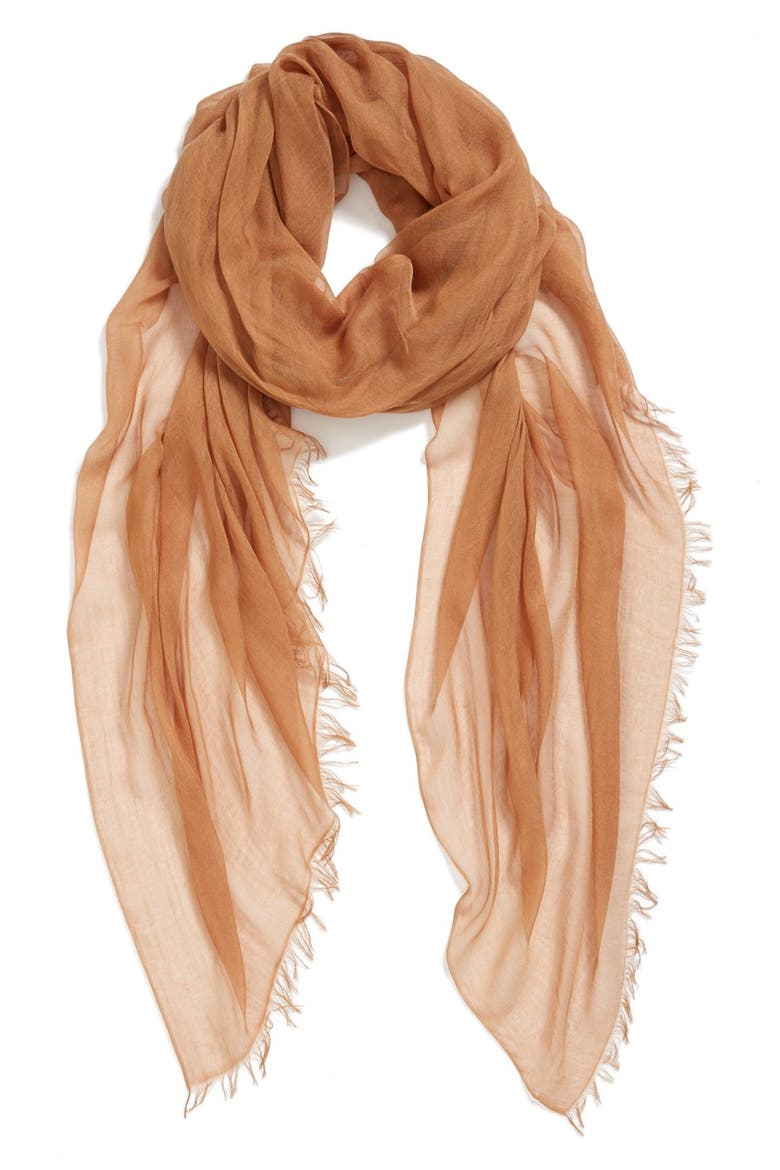 Woven Scarf, Main, color, TAN INDOCHINE COMBO
