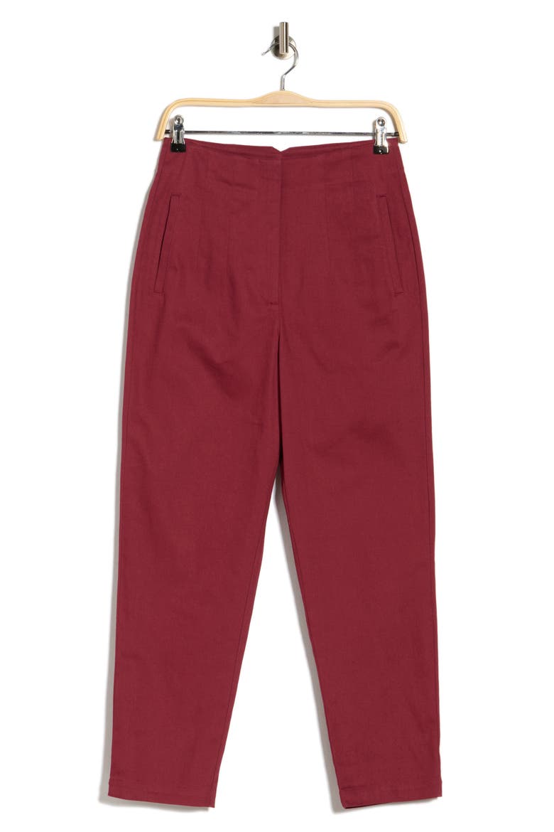 Reza Ankle Pants, Alternate, color, BERRY
