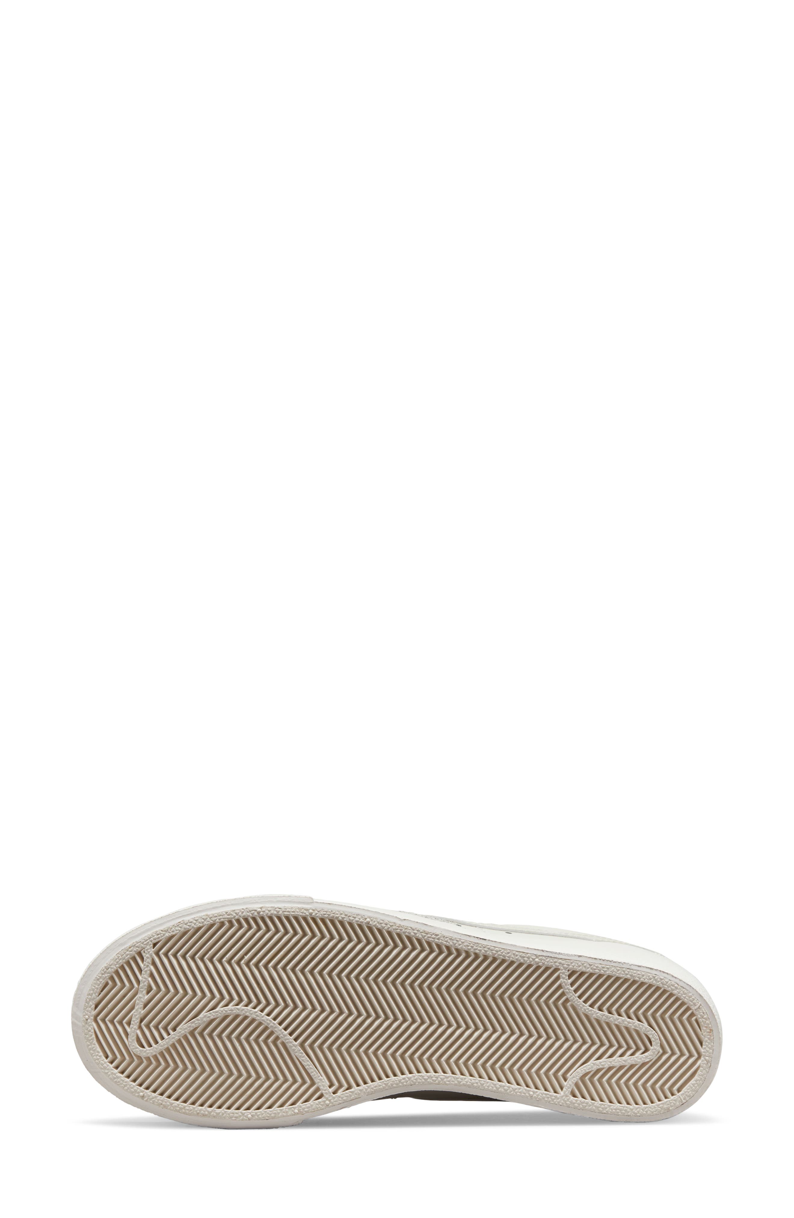 Nike Blazer Low Platform Sneaker, Alternate, color, Sail/ Sail/ Sail/ Black