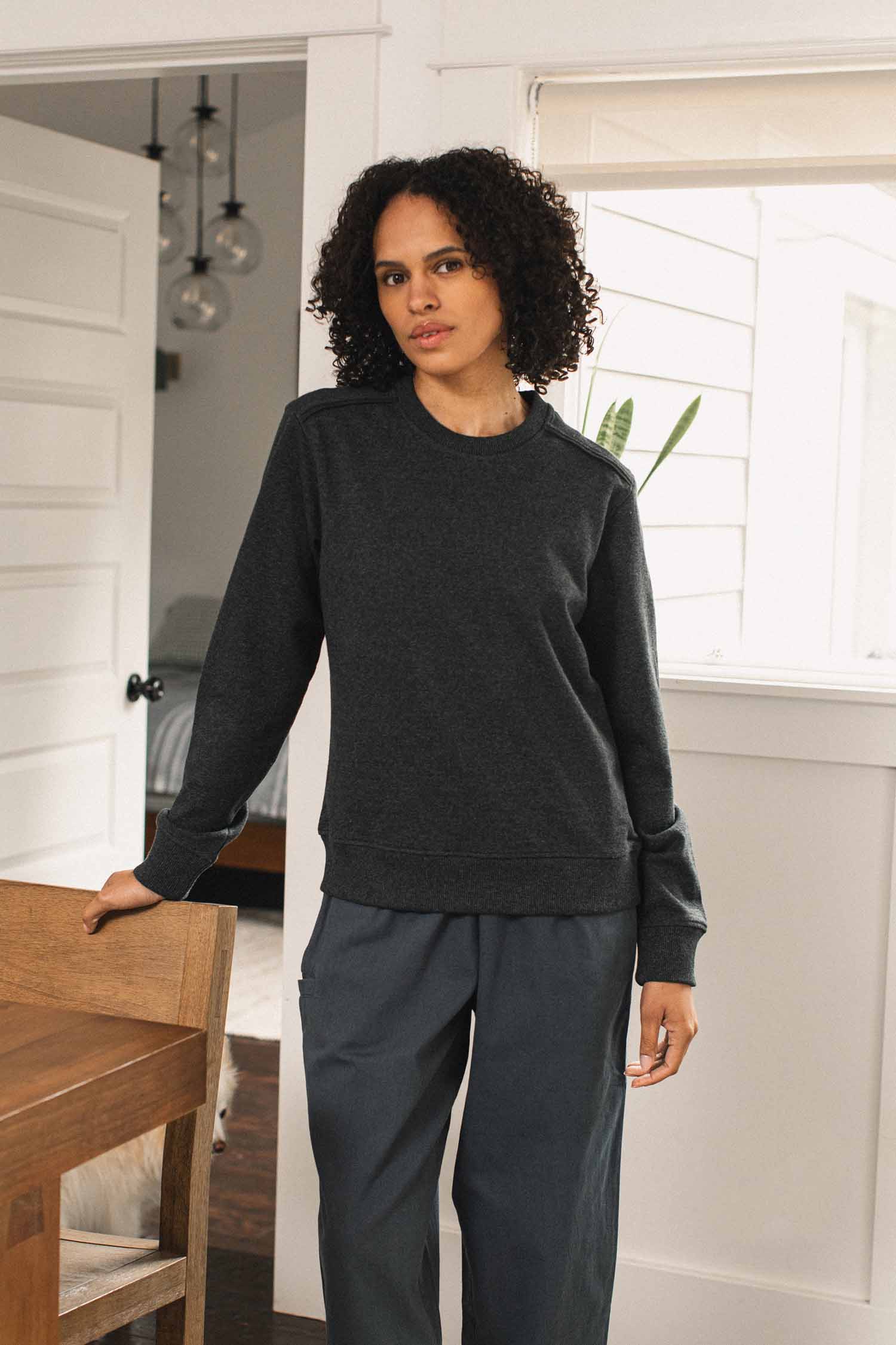 Bridge & Burn Bailey Recycled Crewneck Sweatshirt (Women) | Nordstrom