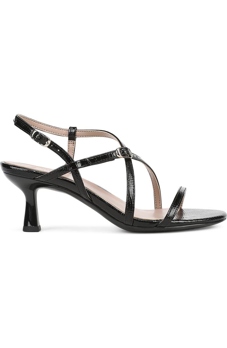 Naturalizer Porter Sandal, Alternate, color, Black Patent Faux Leather