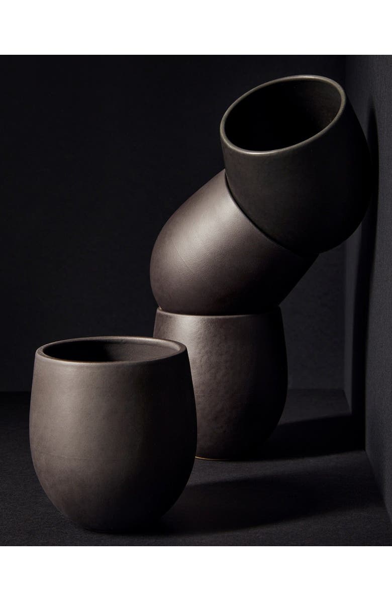 Gharyan Stoneware Serenity Jug & Cup Set, Alternate, color, Black