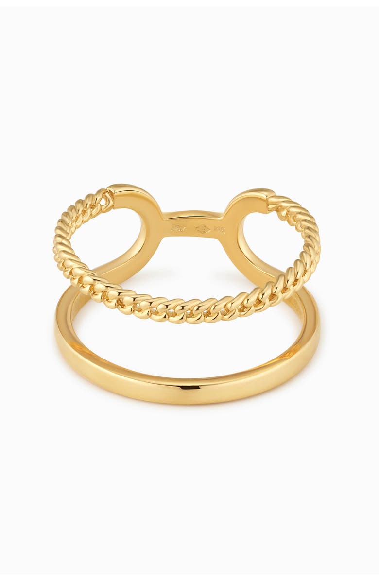 Oradina 14K Yellow Gold Twin Set Ring, Alternate, color, Yellow Gold