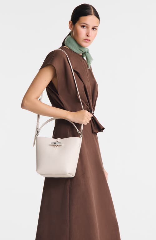 Longchamp Extra Small Le Roseau Leather Bucket Bag