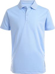 Nautica Short Sleeve Performance Polo Uniform Shirt