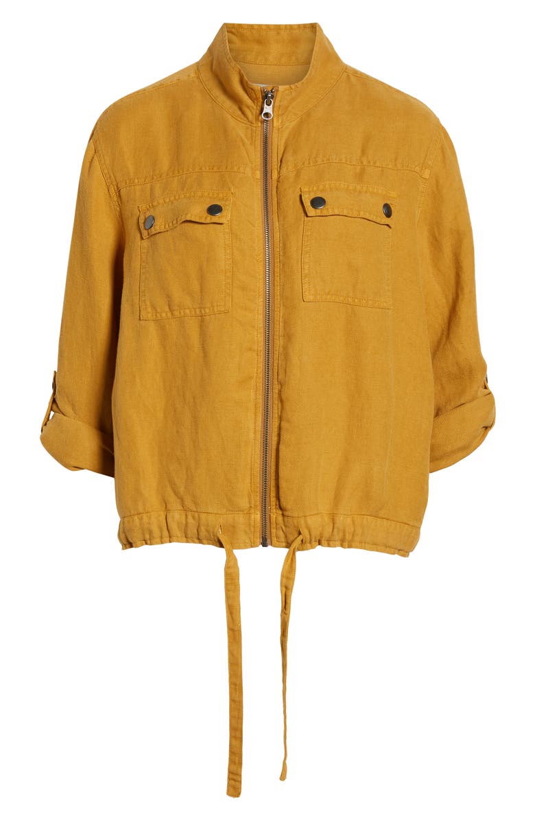 Treasure & Bond Linen Blend Field Jacket, Alternate, color,