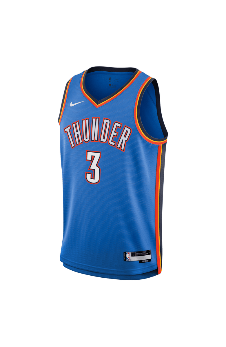 Nike Youth Nike Jared McCain Blue Oklahoma City Thunder Swingman Jersey - Icon Edition, Alternate, color, Royal