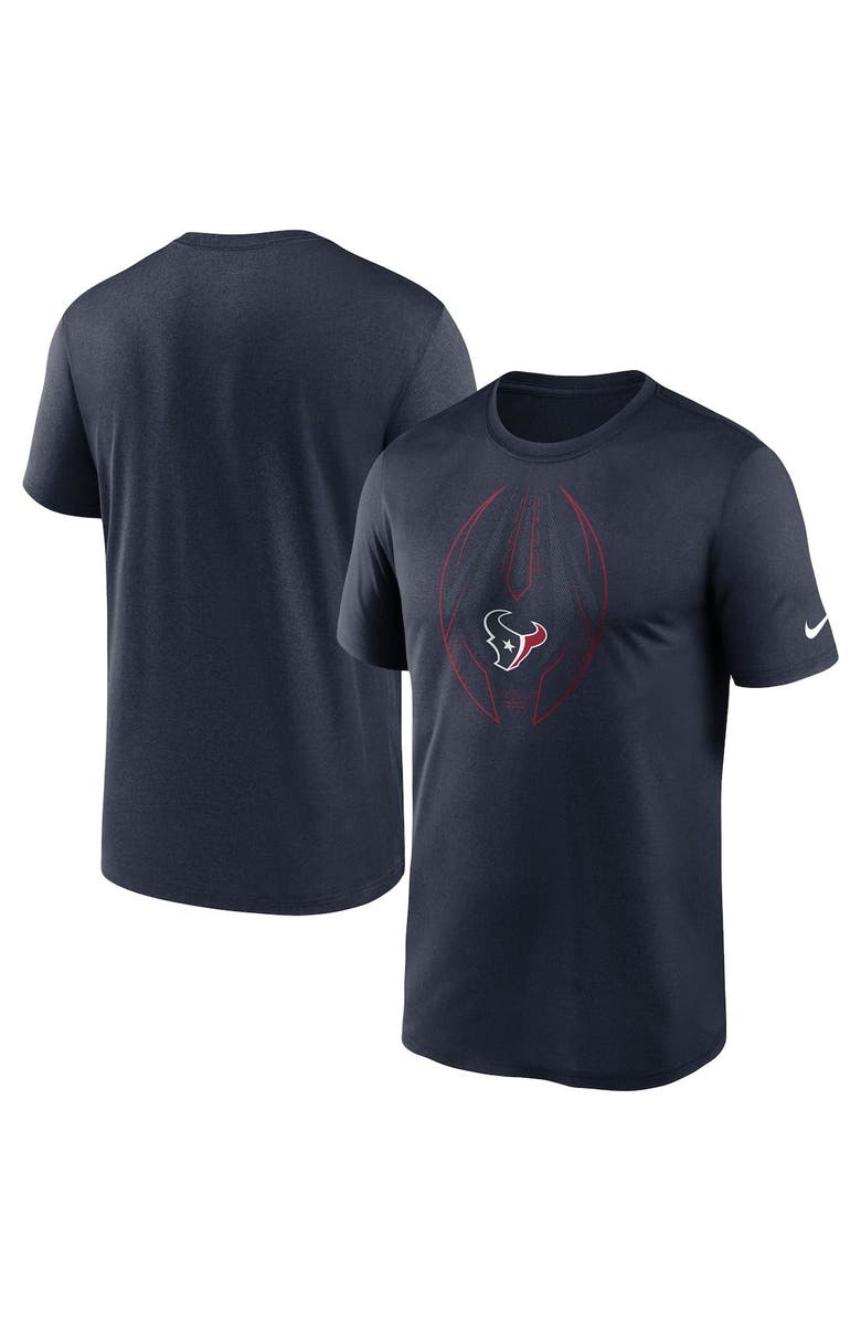 Nike Men's Nike Navy Houston Texans Team Legend Icon Performance T-Shirt, Main, color, 
