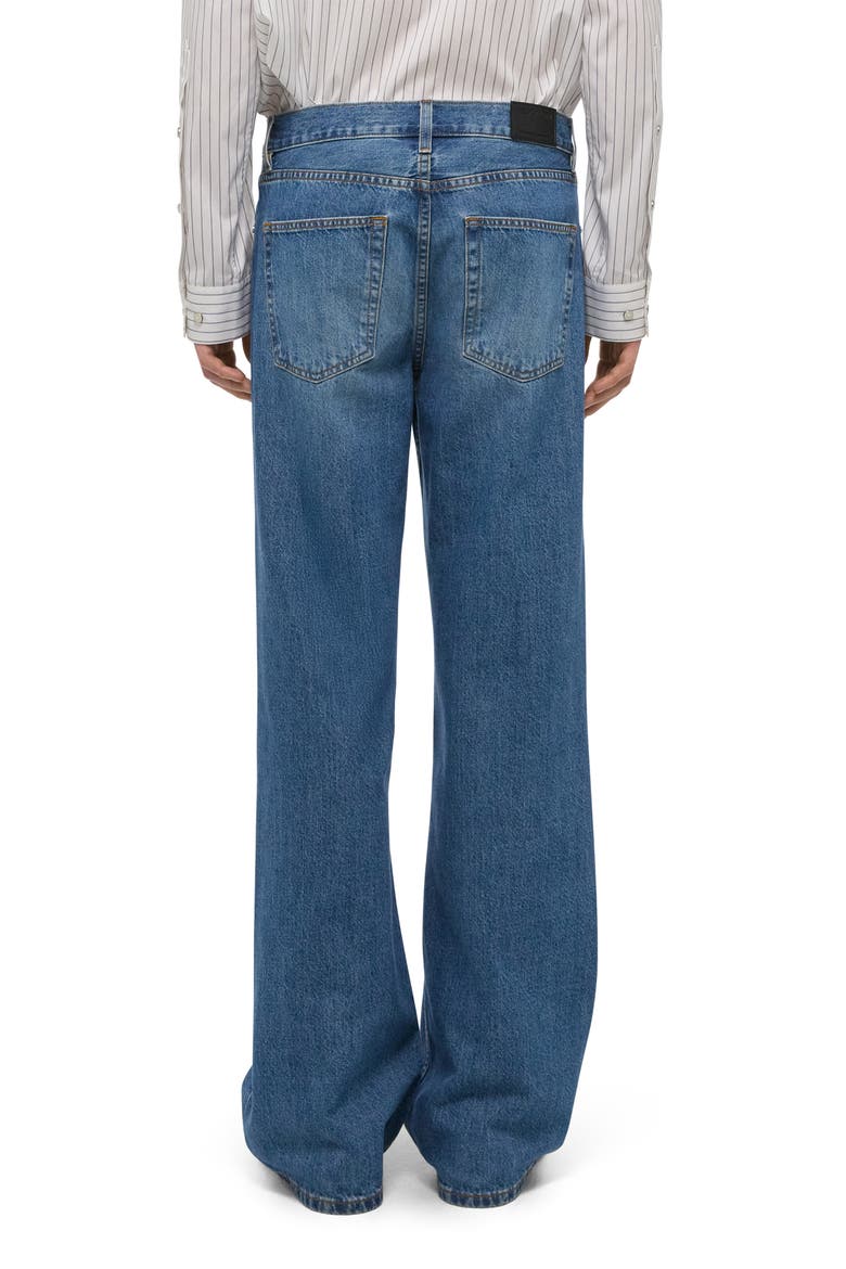 Brooklyn Low Rise Drop Straight Leg Jeans, Alternate, color, CLASSIC BLUE