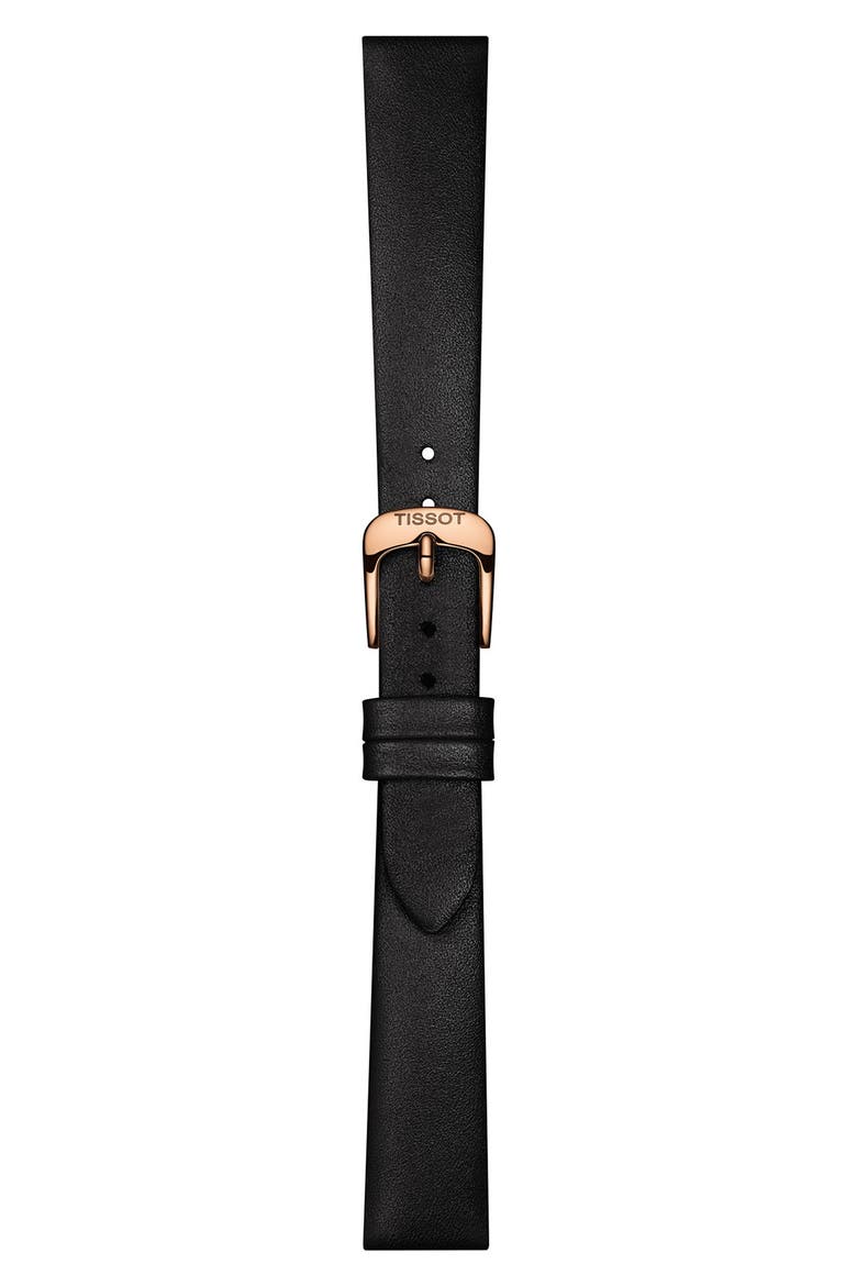 Odaci-T Diamond Leather Strap Watch, 33mm, Alternate, color, BLACK