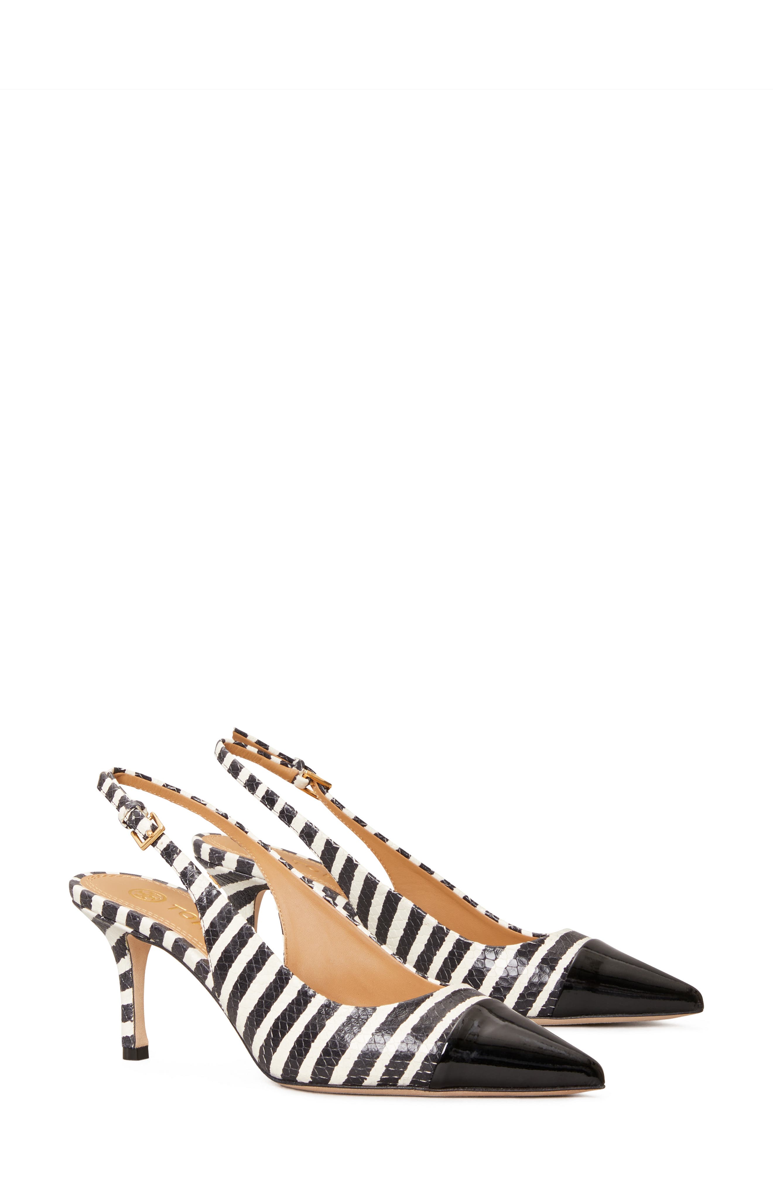 Tory Burch Penelope Cap Toe Slingback Pump, Main, color, 