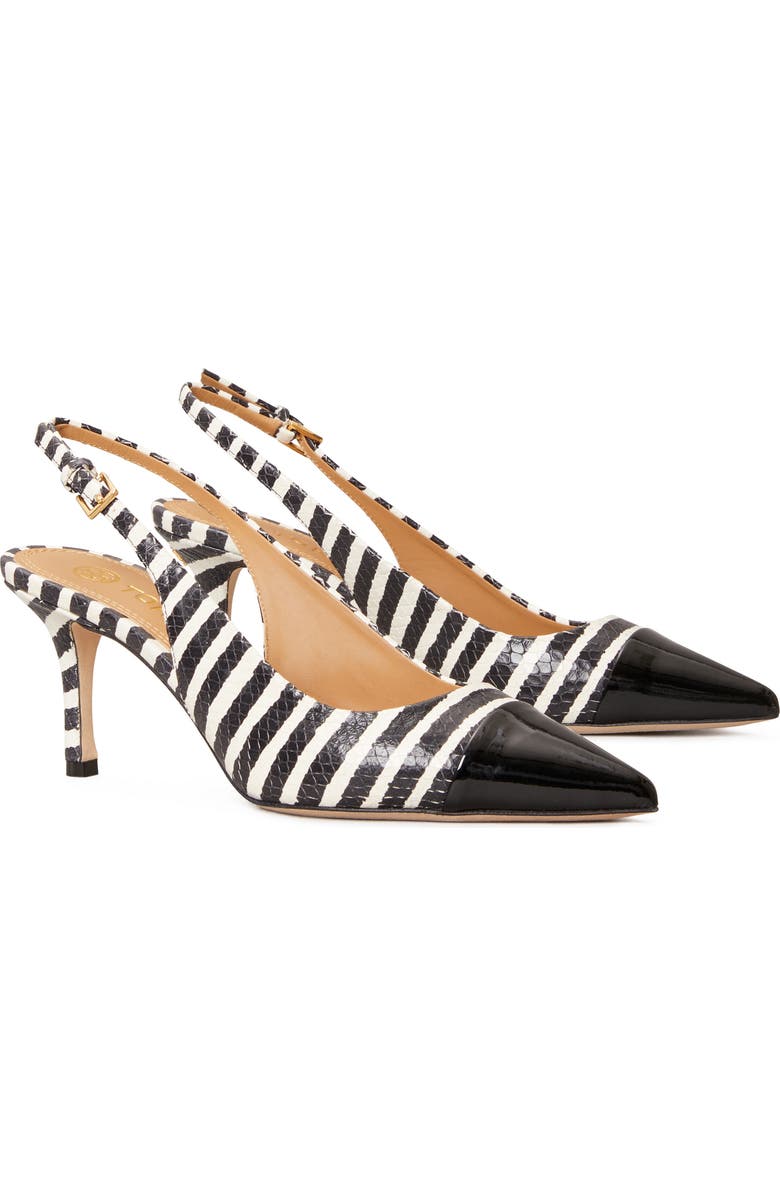 Tory Burch Penelope Cap Toe Slingback Pump, Main, color,