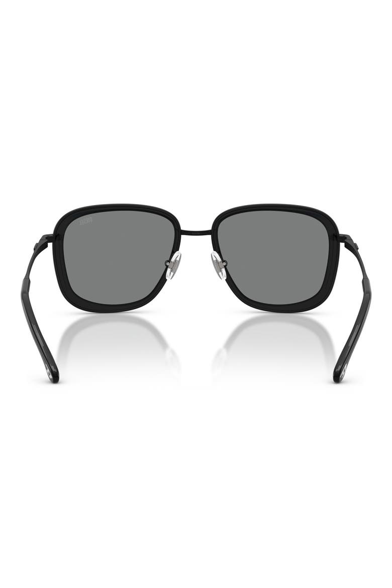 DL1017 52mm Square Sunglasses, Alternate, color, MATTE BLACK / DARK GREY
