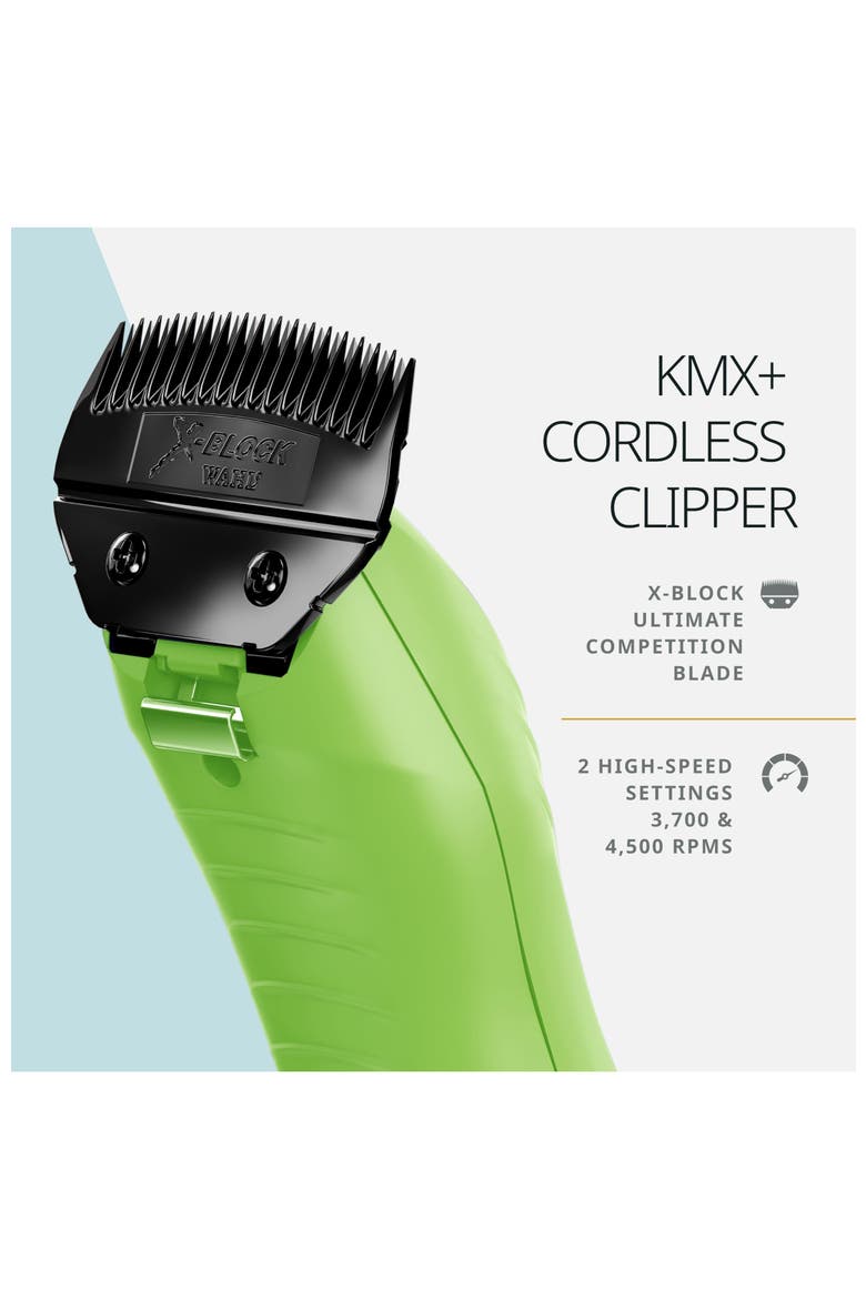 Corded and Cordless Animal Grooming Clipper for Fitting and Show Preparation, Alternate, color, Green