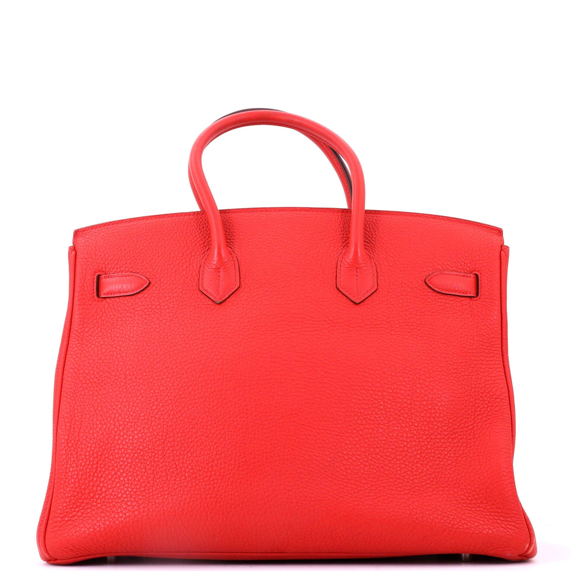 Birkin Handbag Red Togo with Palladium Hardware 35, Alternate, color, Red