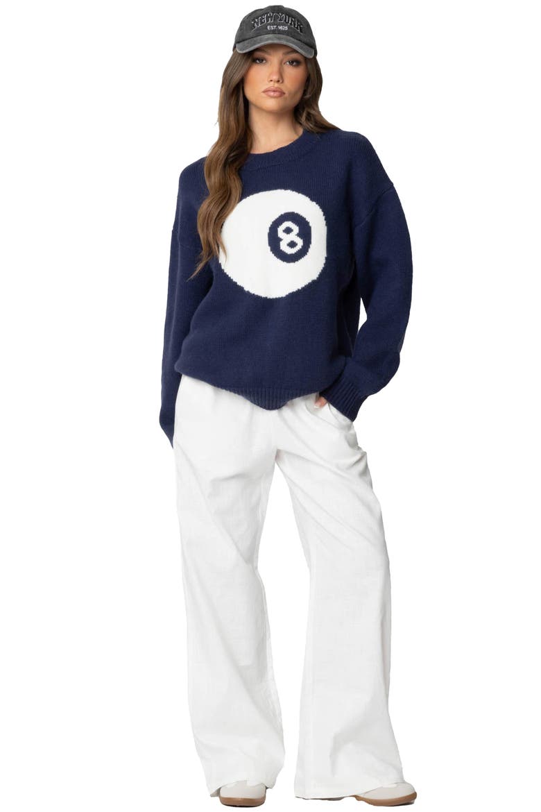 Alexa Low Rise Drawstring Linen Blend Pants, Alternate, color, WHITE