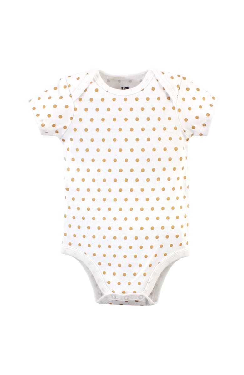 Hudson Baby Three-Piece Set of Cotton Bodysuits, Alternate, color, 