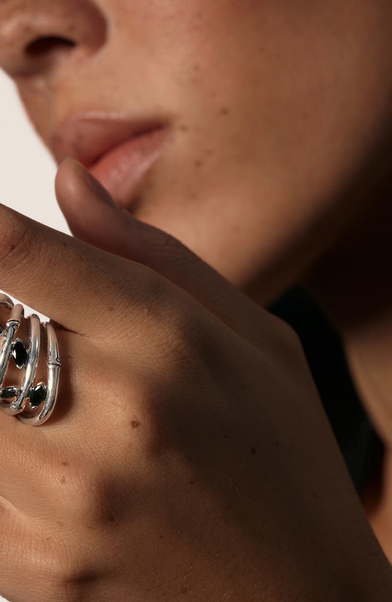 John Hardy Bamboo Spinel Statement Ring, Alternate, color, 