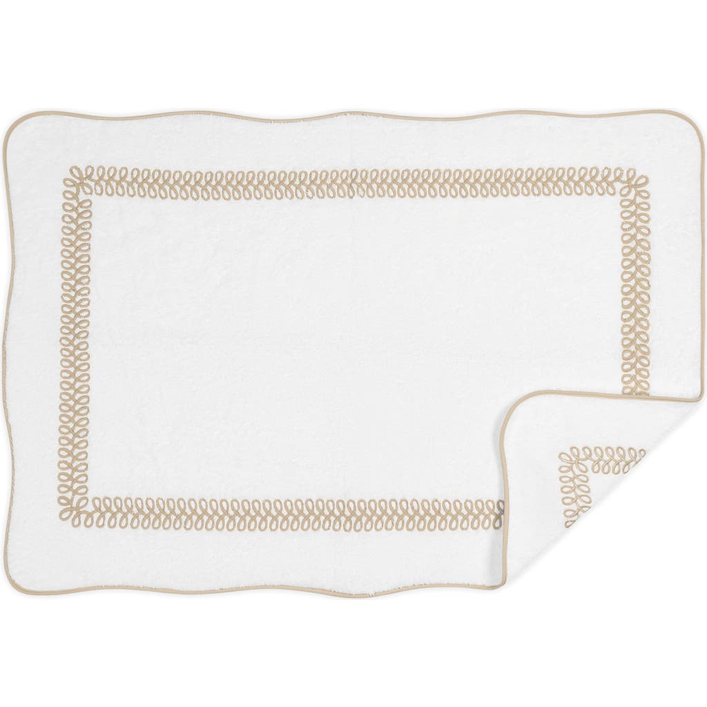 Matouk Astor Scallop Cotton Tub Mat