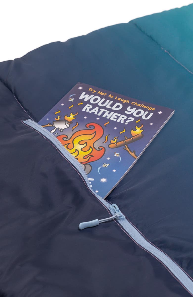 mimish Kids
 Sleep-n-Pack Sleeping Bag Backpack, Alternate, color, Blue/ Pink Ombre