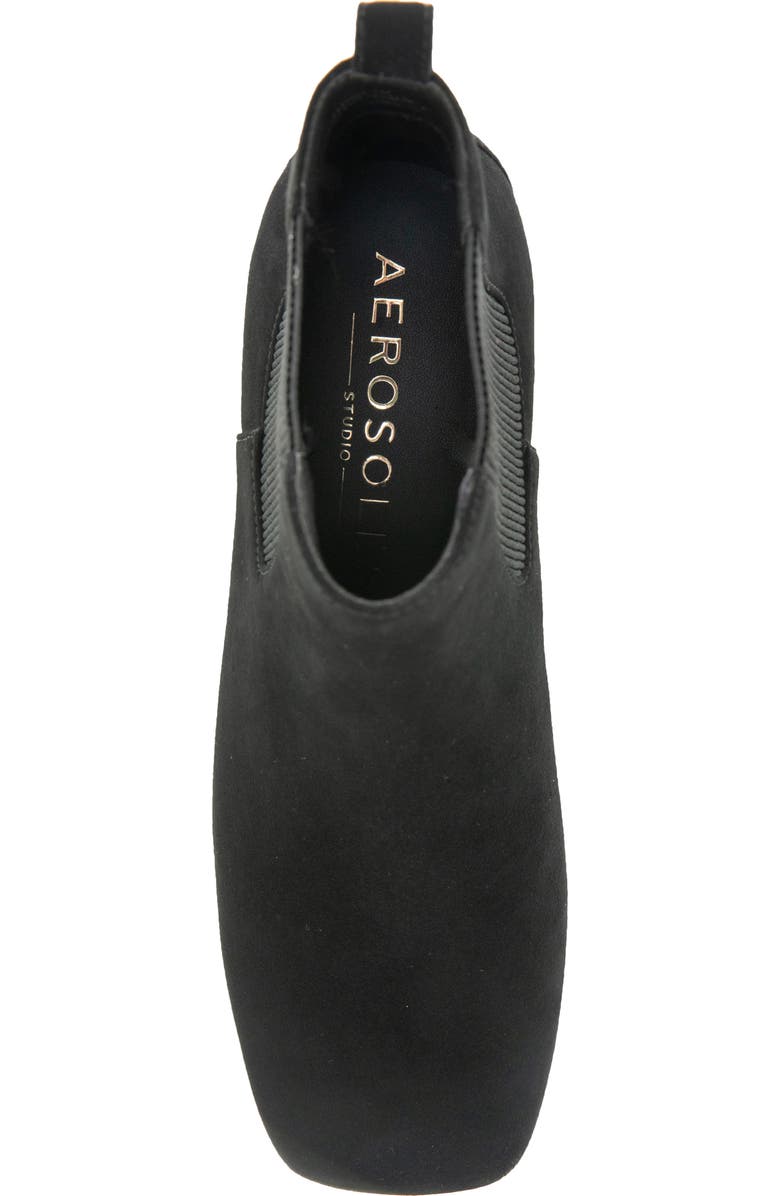 Aerosoles Nannie Chelsea Boot, Alternate, color, Black Suede