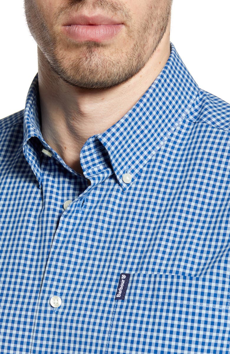 Barbour Gingham 19 Tailored Fit Button-Up Shirt, Alternate, color,