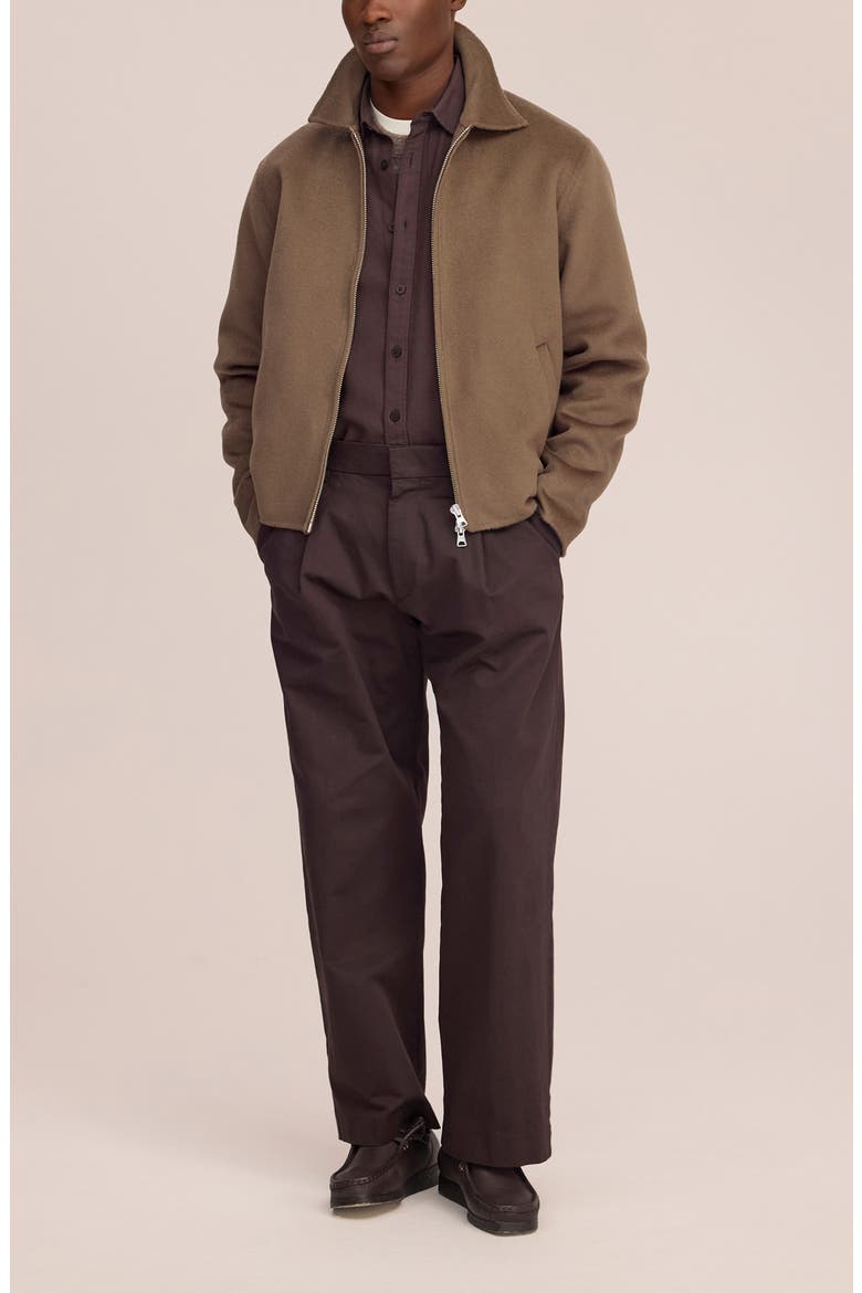 Arlo Wool Blend Jacket, Main, color, DESERT CLAY