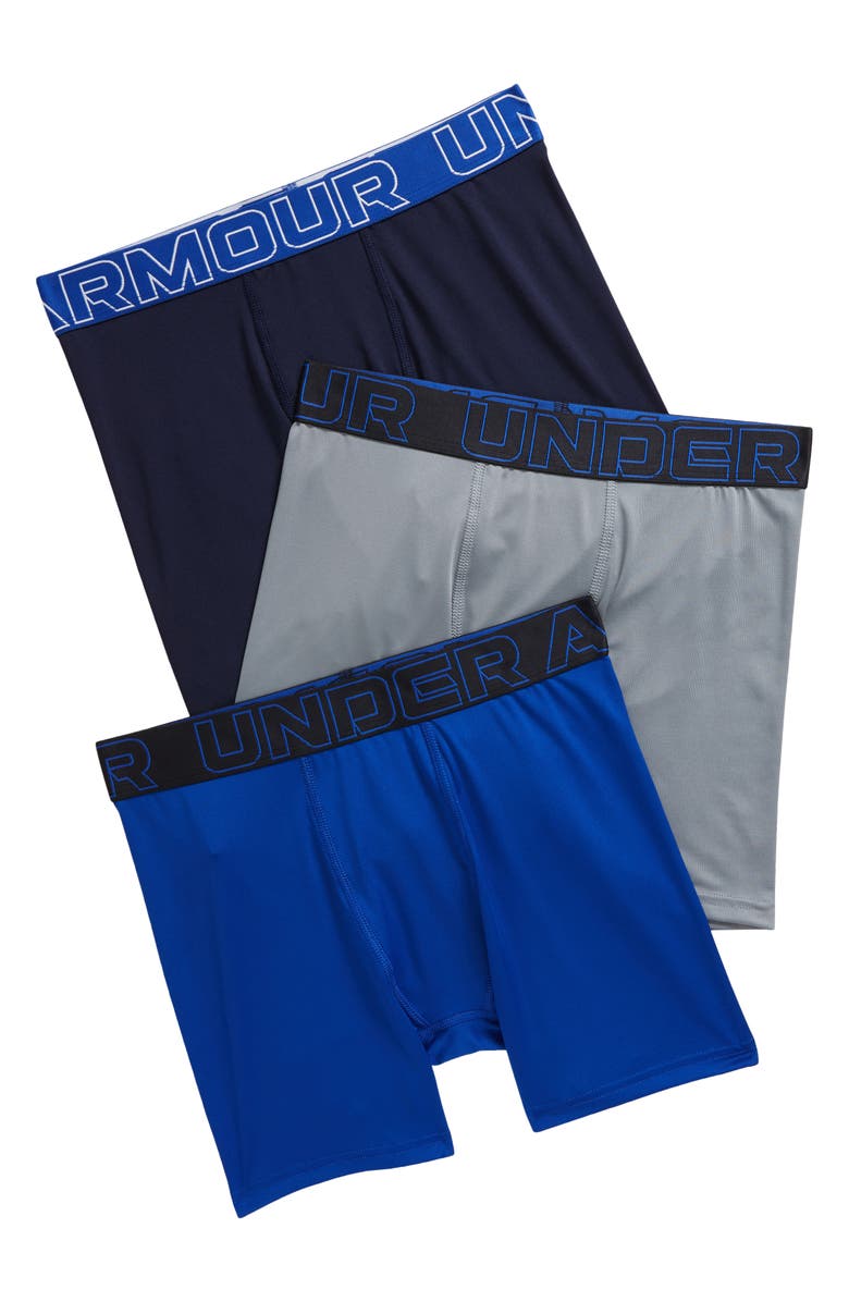 Under Armour Kids' Assorted 3-Pack UA Performance Tech<sup>™</sup> Boxerjock<sup>®</sup> Boxer Briefs, Main, color,