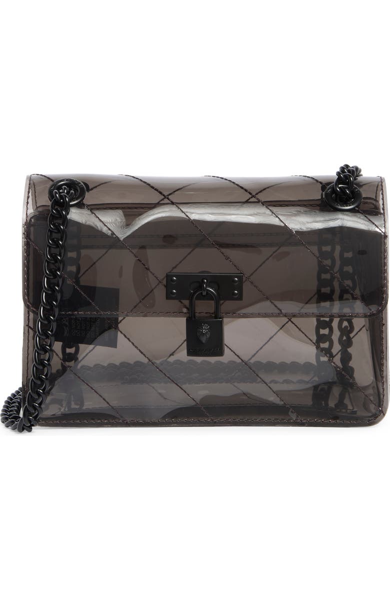 Kurt Geiger London Mini Brixton Vinyl Crossbody Bag, Main, color, Black