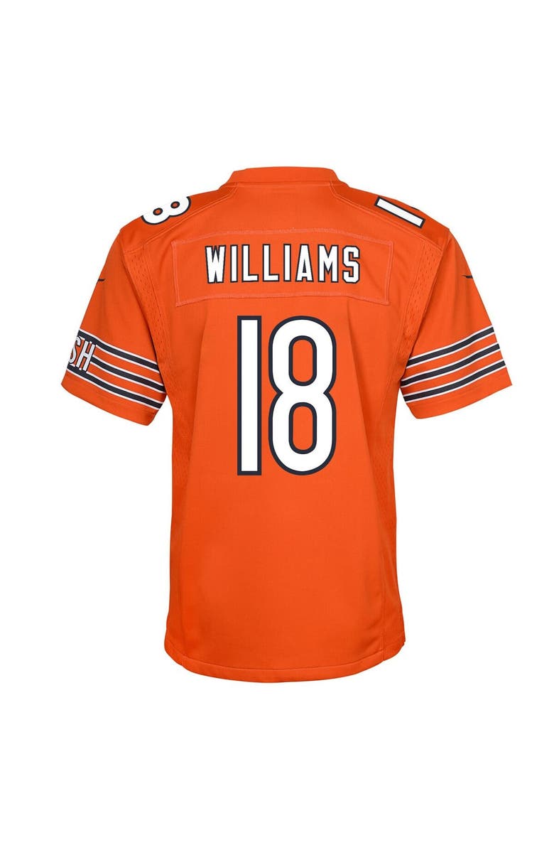 Nike Youth Nike Caleb Williams Orange Chicago Bears Game Jersey, Alternate, color, Orange